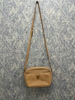 Vintage MARK CROSS Tan Pebble Leather Crossbody Bag • $39.99