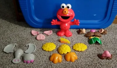Vintage 2003 Mattel Silly Parts Talking Elmo With Disguises Potato Head • $20