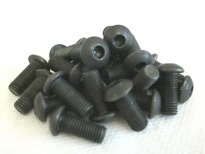 5/16-24 X 3/4  Button Head Socket Cap Screws Black Alloy Steel 25 Pcs • $10.25