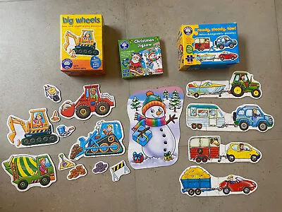 £8.99 • Buy Orchard Toys Bundle X 3 Jigsaws.Big Wheels / Christmas /Ready, Steady, Tow!