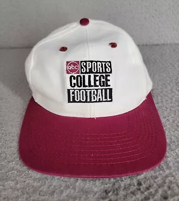 VINTAGE ABC Sports College Football Top The World Adjustable Hat Cap Dr Pepper • $15