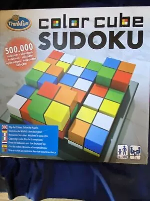 £32.66 • Buy New.      SUDOKU ThinkFun Color Cube Brain Game Concentration