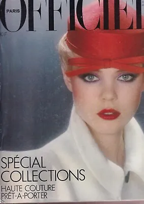 L'officiel 1979 Couture Janice Dickinson Carrie Nygren Chanel Karen Graham Furs • $84.90