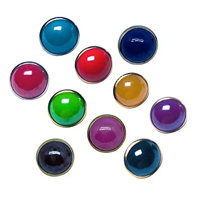 Lpdphanxfkx 200 Pcs 10mm Colors Pearl Buttons Set Elegant Mini Half Resin Pea... • $13.95