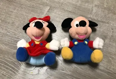Mini Mickey And Minnie Mouse Disney Plush Pair 6” • $13.95