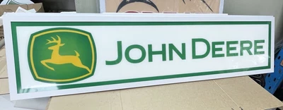 $249 • Buy John Deere Tractors Farm Machines 1200mm X 300mm LED Light Up Sign Free Post