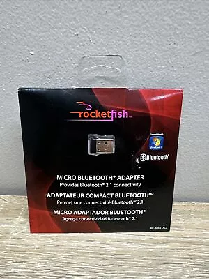 Rocketfish Bluetooth Micro Adapter Rf-mrbtad New/sealed • $11.95