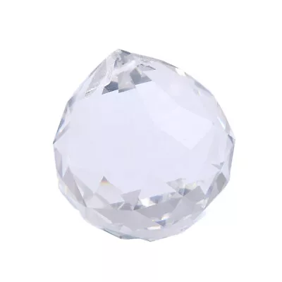  2 Pcs Crystals Lamp Ball Suncatcher Wedding Décor Clear Chandelier Replacement • £35.99
