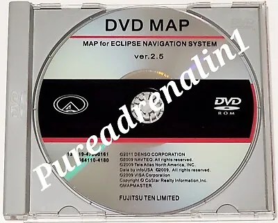 Eclipse Navigation Disc Dvd Map Mdv-82d Ver 2.5 Avn-6600 Avn-5500 2454 5435 62d • $39.95