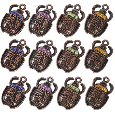 40pcs Crystal Beetle Charms For Jewelry Making-RF • $11.99