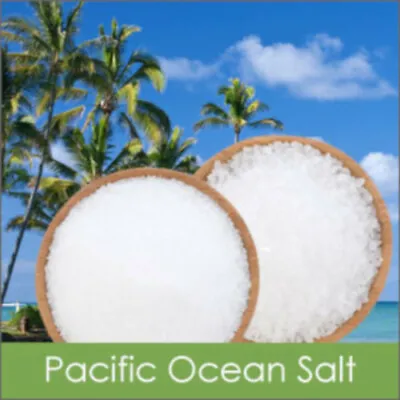 Sea Salt: 1oz - 100lbs ~Pacific Ocean - Natural -9 Bulk / Wholesale Size Choices • $169.95