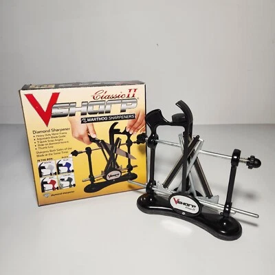 $50 • Buy V Sharpe Warthog Blade Sharpener Classic II, Diamond Sharpener, Multi Angle