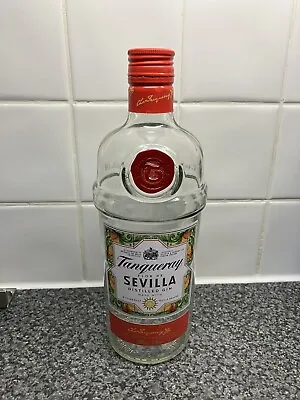 Tanqueray Flor De Sevilla Orange Gin - Empty Glass Bottle - 700ml - Upcycling • £1.98