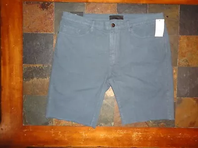 J BRAND  Eli Short  Relaxed Fit Distressed Cut Off Cyan Shorts Size 38 NWT!!! • $38