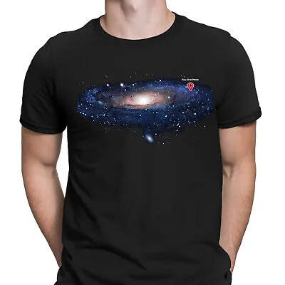You Are Here Space Map Novelty Mens T-Shirts Tee Top #6ED • £9.99
