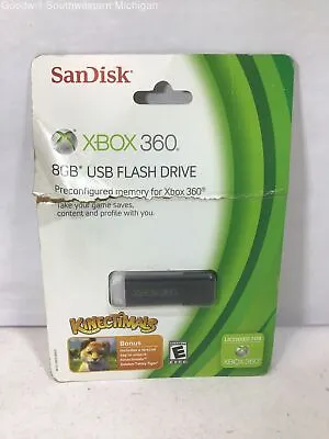$29.99 • Buy SanDisk 8GB USB Flash Drive For Xbox 360 NEW, Sealed *DMG PACKAGING*