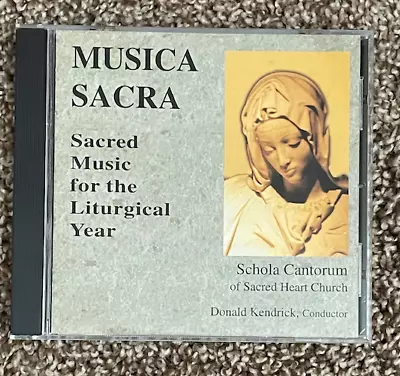 Musica Sacra - Schola Cantorum - Sacred Music For The Liturgical Year - CD • $2.50