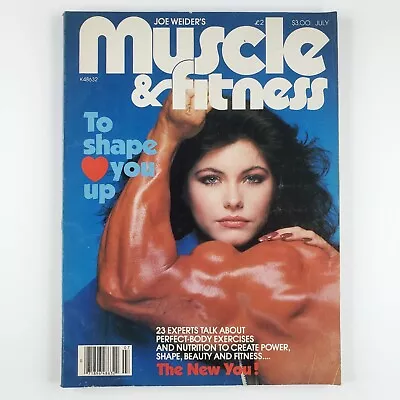 Joe Weider's Muscle & Fitness Magazine 1981 July Bodybuilding Workout Plan A496 • $19.95