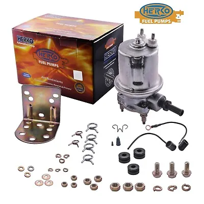 $49.27 • Buy Herko Universal Rotary Vane Electric Fuel Pump 5 8 Psi 72 Gph