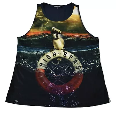 LRG Lifted Research Group Womens Stormy Days Muscle Tank Top Shirt New S • £11.56