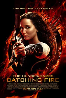 UNFRAMED The Hunger Games Catching Fire Movie Poster Prints Canvas Print Decor • $9.99