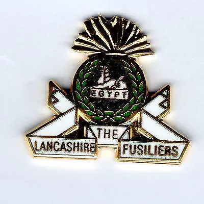 Enamel Lapel Badge LANCASHIRE FUSILIERS • £5.50