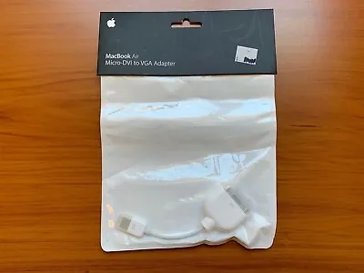 New Genuine Apple MacBook Air Micro-DVI To VGA Adapter MB203G/A  • $14.50