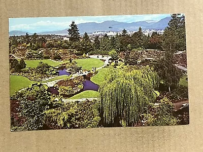 Postcard Canada British Columbia Vancouver Queen Elizabeth Park Rock Garden • $4.29