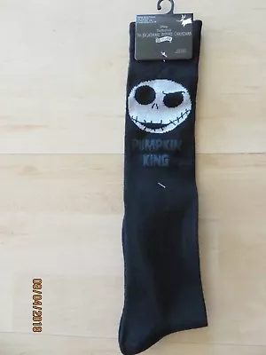 Jack Skellington Knee High Socks Nightmare Before Christmas Black Pumpkin King • $7.99