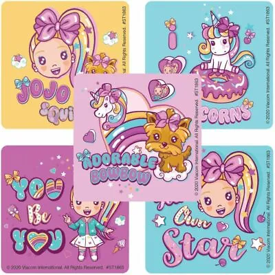 Jojo Siwa Stickers X 5 - Bows Party Supplies Loot Jojo Siwa Girl Party *Style 3 • $2.85