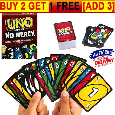 Uno-Show Em No Mercy Board Card Game Toys 168 Cards For Family Night Travel Game • $16.99