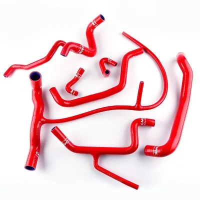 Red Silicone Radiator Heater Hose For VW 92-99 GOLF Mk3 Jetta A3 Corrado VR6 2.8 • $91.99