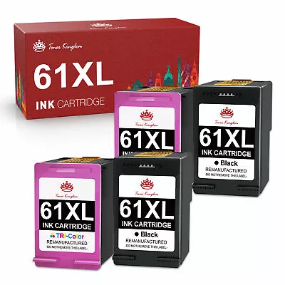 61XL 61 XL Ink For HP ENVY 4500 4505 5530 5535 5539 OfficeJet 4630 4632 Printer • $16.99