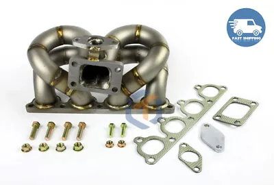 Turbo Manifold SCHEDULE40 T3 38mm WG FOR Honda Civic Acura Integra B16 B18 • $249.99