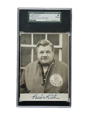 Babe Ruth Tour Of Japan Signed Portrait Photo Auto JSA • $10750