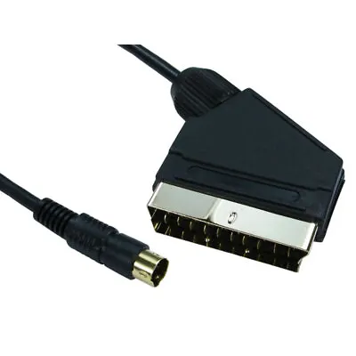 SVHS S Video Cable 4 Pin Mini DIN Male To Male Plug Lead - 1.5m To 10m • £3.99