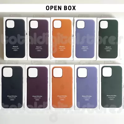 £36.95 • Buy Genuine Apple Leather Case Magsafe For Iphone 13 / 13 Pro / 13 Pro Max- Open Box
