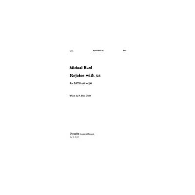 Novello Rejoice With Us SATB Composed By Michael Hurd • $3.95