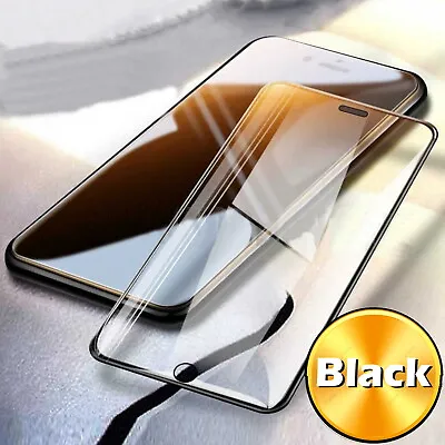For IPhone 6 7 8 Plus Genuine Full Cover Gorilla Tempered Glass Screen Protector • £1.89