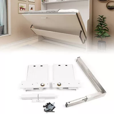 Murphy Wall Bed Spring Mechanism Hardware White Kit Horizontal Vertical Twin Bed • $71.82