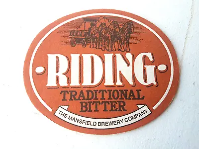 £1.95 • Buy Vintage MANSFIELD BREWERY - Riding Traditional Bitter Cat No'89 Beer Mat Coaster