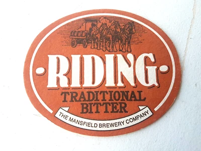 £1.95 • Buy Vintage MANSFIELD BREWERY - Riding Traditional Bitter Cat No'89 Beer Mat Coaster