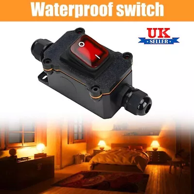 12V Inline Switches Waterproof Inline Cord Switches Heavy Duty Waterproof Power • £8.27