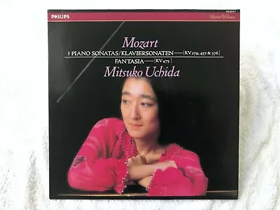 Mozart. 3 Piano Sonatas / Fantasia. Mitsuko Uchida. Philips. 2894126171 • $14.30