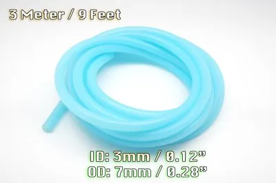 $10.99 • Buy 3 Meters Clear Blue Silicone Vacuum Hose Engine Bay Dress Up 3mm Fit Mustang