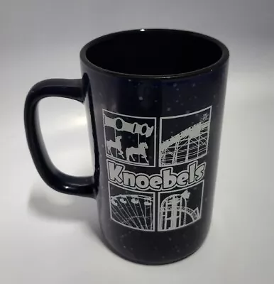 Knoebels Amusement Park Coffee Mug Chocolate Resort Elysburg PA Blue & Speckled • $20.77