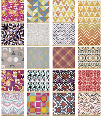 Ambesonne Geometric Rhomb Microfiber Fabric By The Yard For Arts And Crafts • $65.99