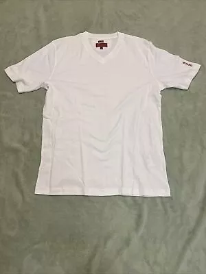 Hugo Boss V-Neck Blank T-Shirt White Size XL • $15