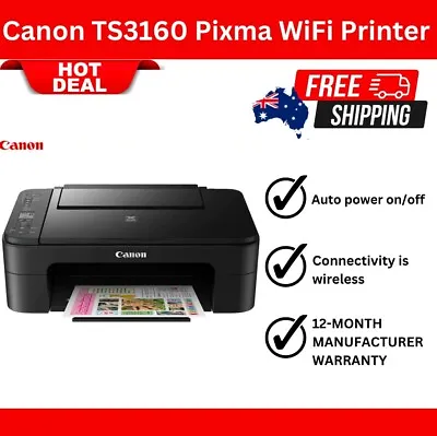 $69.95 • Buy Canon Wireless Printer Print Photo Scan Copy Office Document WIFI *FREE SHIPPING