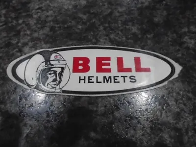 1 VTG Original 1950's-60's Bell Helmet Sticker DECAL Gasser Hot Rod Drag Racing • $16